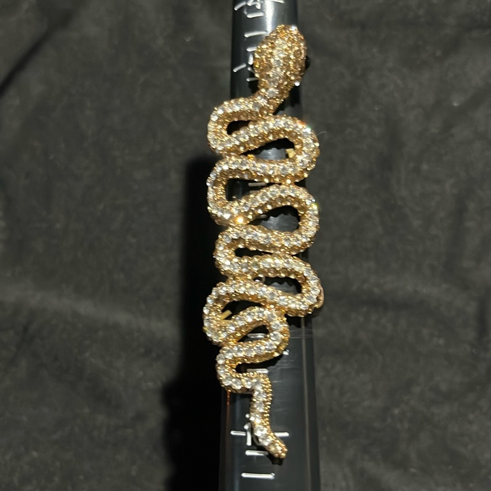 Snake Ring Crystal (full finger) - Picture 2 of 5